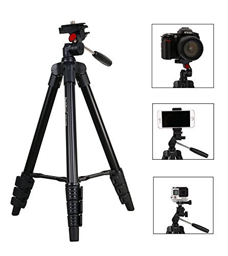 Fotopro DG Trípode Cámara de Viaje Trípode para Movil iPhone Samsung Teléfono