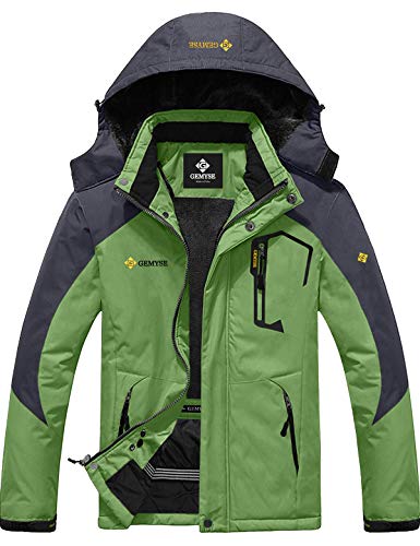 GEMYSE Men's Mountain Waterproof Ski Snow Jacket