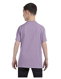Hanes Boys 6.1 Oz. Camiseta sin etiqueta (54500)
