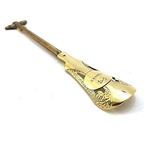 Decorative Extra Long Brass Shoehorn "Scythian Horse"