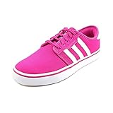 Adidas Seeley J Youth Girls Size 5 Pink Canvas Skate Shoes UK 4.5