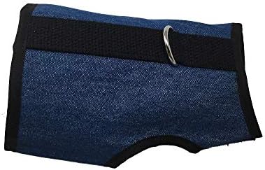 Kitty Holster Cat Harness, X-Large, Denim Blue