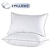 JOLLYVOGUE 2 Pack Bed Pillows for Sleeping-Hypoallergenic Pillow for Side and Back Sleeper Hotel Pillows Down Alternative Sleeping Pillows with Super Soft Plush Fiber Fill-King Size