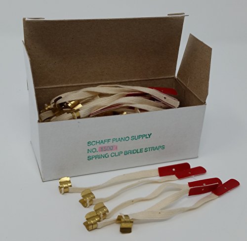 Piano Spring Clip Bridle Straps (Set of 90)