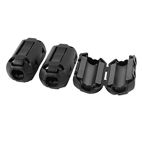 3Pcs UF70B Clip On Noise Suppressor 7mm Cable Ferrite Core Filters