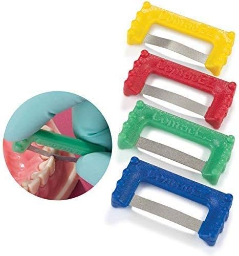 INTERPROXIMAL Reduction Strip System Pack of 8 Strips (0.10 mm Clear - Single Sided Opener)