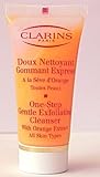 Clarins one step gentle exfoliating cleanser Mini 0.69 fl oz with orange extract