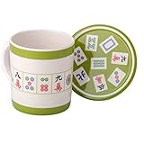 COPA JUDAICA Mah Jongg Coffee Cup and Coaster Set