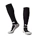 LITAO for Little Boys/Girls Outfits Compression Long Sport Soccer Socks 6 Pack (Kids/Youth Gifts) (Black&White&Blue)