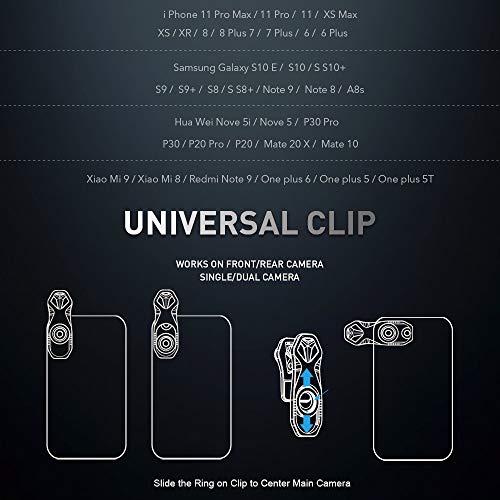 Apexel HD-Objektiv, 100 mm Makroobjektiv für iPhone X/8/8Plus/7/Plus, Samsung Galaxy S10/S10 Plus, Huawei und die… – Bild 4