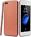 TOZO for iPhone 7 Plus Case iPhone 8 Plus Case PP 0.35mm World's est Protect Hard Case Semi Transparent Light Weight 5.5 inch. Matte Rose Gold
