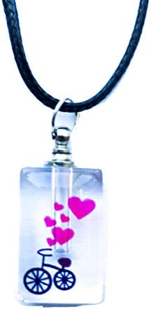 Bicycle Bike Heart Pendant Necklace Jewelry Gift for Biking Biker Athlete jersey dress