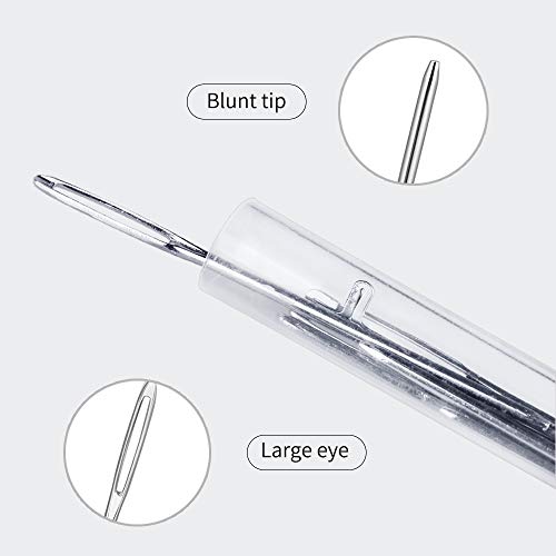 3 Large+Eye+Knitting+Stainless+Finishing+Projects