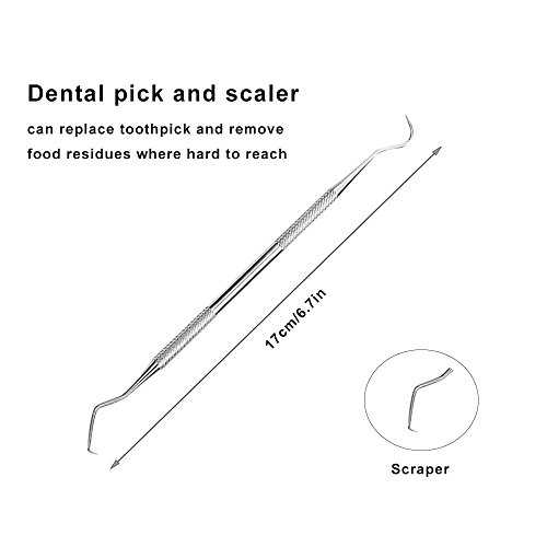 FULARR Professional Oral Care Kit, Stainless Steel Dental Instruments