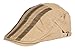 Ts 100% Cotton Men's Gatsby Cap Newsboy Ivy Hat (Beige)