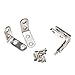 Zapour 12 Pack 20 by 20 mm Corner Brackets Corner Brace Angle Brackets with 24 Pack Screws (40 by 40 mm)