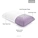MALOUF Z Zoned Pillow Infused with All Natural Lavender Oil-New ACTIVEDOUGH Formula is Responsive, Supportive, and Plush-Mid Loft-Queen
