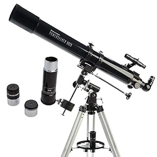Celestron – PowerSeeker 80EQ Telescope – Manual German Equatorial Telescope for Beginners – Compact and Portable – BONUS Astronomy Software Package – 80mm Aperture