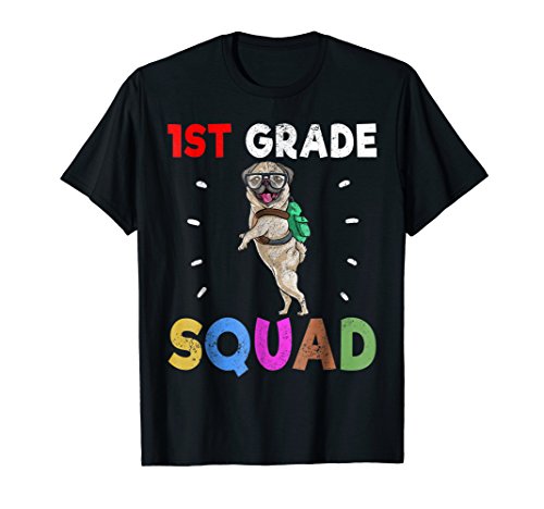 Back To School Pug Shirt 1st Grade Backpack Teachers