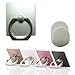 Kickstand, Universal Ring Stand /360 Degree Rotating/ + Car Holder Mount Cell Phone and Tablets Anti Drop Ring for iPhone, iPad, iPod, Touch, Android, Samsung Galaxy Note Tab, Nokia, LG, HTC (Silver)