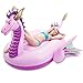 QOOLSHOW Giant Inflatable Majestic Dragon Pool Float, Fun Beach Floaties, Swim Party Toys, Pool Island, Summer Pool Raft Lounge for Adults & Kids