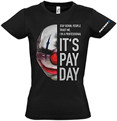 Hip Hop Payday 2 Women's Chains Mask T-Shirt