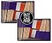 2 Boxes Mini France Toothpick Flags, BOGO Buy 1 Box of 100 and Get Another Box Free, Total 200 Small Mini French Flag Cupcake Toothpicks or Tiny Cocktail Sticks & Picks