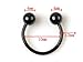 imixlot 20pcs 16G 4mm Ball Horseshoe Ring Lip Tragus Belly Nipple Eyebrow Ring Circular Barbell