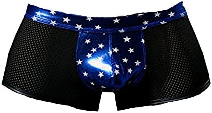 Yodosun Sexy Men's Shiny Metallic Star Printed Underwear Shorts Briefs Swimwear Clubwear