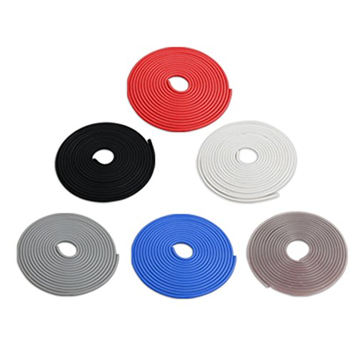 image for 16Ft (5M) Car Edge Door Trim Seal Protector, ECLEAR Moulding Anti Scra