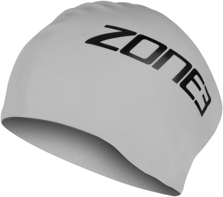 ZONE3 Long Hair Silicone Swim Cap 48g Anti Tear Durable Latex Free