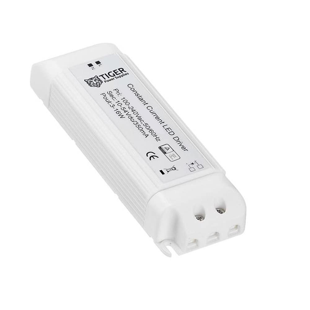 350mA Constant Current LED Driver 3W to 18W DC Voltage Range 10 to 54V DC