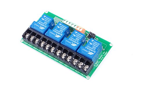 KNACRO 4-Channel DC 5V 30A Relay Module Control Board Optocoupler Isolation High/Low Trigger - Thumbnail 5