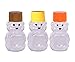 2-ounce RetroPak Plastic Panel Bear Fall Harvest Variety 24-Pack (Brown, orange, and golden yellow caps)
