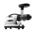 Omega J8006 Nutrition Center Commercial Masticating Juicer, Black and Chrome