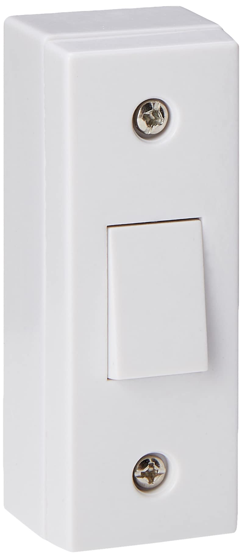 Merriway BH02973 Architrave Switch and Pattress Box Single 1-Gang - White