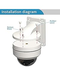 Soporte de pared, leftek completo soporte de metal interior y exterior CCTV Soporte Accesorio para leftek Dome PTZ cámara
