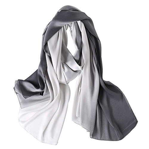 Bellonesc Silk Scarf 100% silk Long Lightweight Sunscreen Shawls for Women