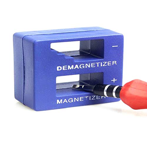Magnetizer, Maserfaliw Durable Magnetizer Demagnetizer Screwdriver Tip Screw Bit Magnetic Pick Up Tool - Blue, Home Essential Tools, Holiday Gifts.