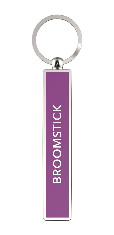 IF Show Offs Keys - Broomstick - Keyring, Purple, 1 x 0.1 x 7.5 cm; 2 kg — image 1