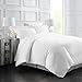 Italian Luxury Soft Brushed 1500 Series Microfiber Duvet Cover Set, Hotel Quality and Hypoallergenic with Zippered Closure and Matching Shams - King/California King - White