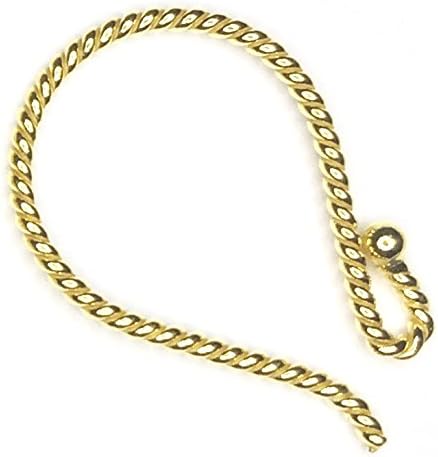 Frech Ear Wire Gold Plated Sterling Silver Vermeil Earring Hook 5 Pair