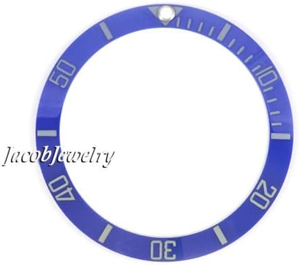 Blue - Grey Ceramic Bezel Ring Insert fit Submariner 40MM Watch