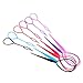 Sumind 12 Sets Plastic Pull Hair Pin Hair Braid Ponytail Maker Styling Tool, 6 Colors, Totally 24 Pieces