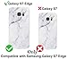 Galaxy S7 Edge Case, A-Focus IMD Design Marble Pattern Stone Painted Soft Gel TPU Cover Case for Samsung Galaxy S7 Edge (Gray 2)