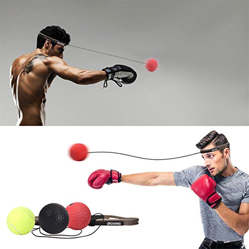 image for TOCO FREIDO Double End Ball with Pump and 3 Boxing Reflex Ball with He