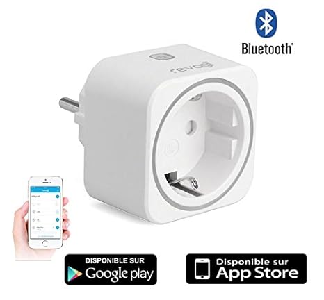 Revogi Smart meter steckdose Bluetooth 4.0 Verbrauchsanzeige Energiesparend Kabelloser Funkausgang Android 4.3 iOS 6 kompatib