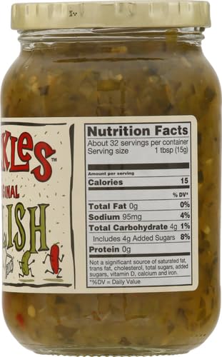 WICKLES ORIGINAL RELISH, 16 OZ