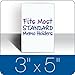 Tops Memo Sheets, 3 x 5 Inches, 500 Sheets, White(7860)