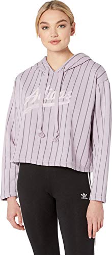 adidas Originals Women's Cropped Hoodie Soft Vision Medium